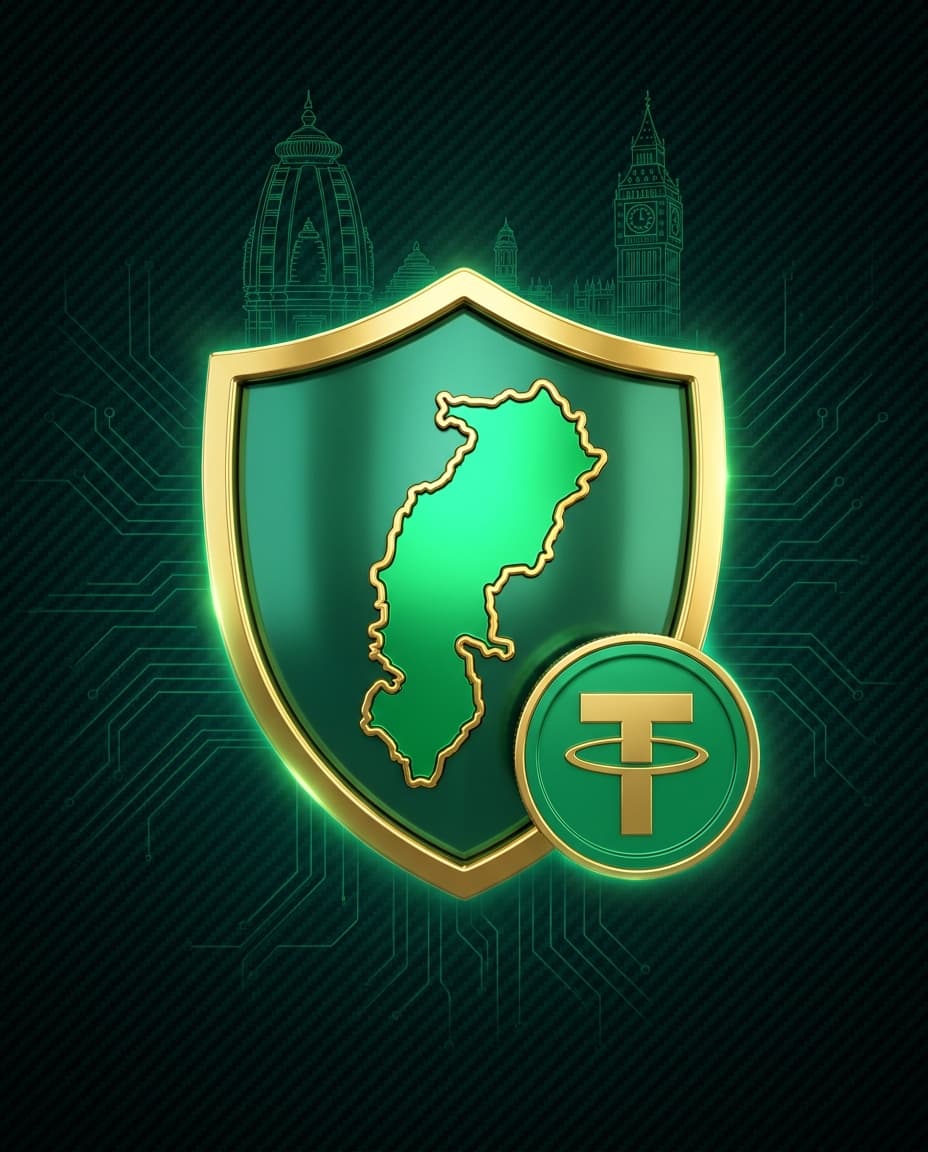 USDT Chhattisgarh liquidity desk badge